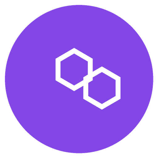 Polygon blockchain network logo